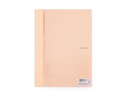 Rýchloviazač A4 PVC s vreckom PASTELINI marhuľová