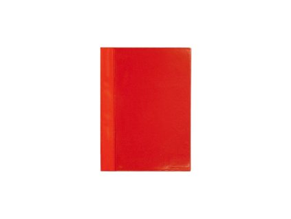 Rýchloviazač A4 PVC s vreckom červená