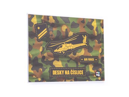 Dosky na číslice Helikoptéra