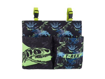 Vreckár na lavici T-rex