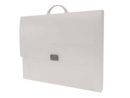 Kufrík PP so zámočkom A3 Opaline Frosty číra