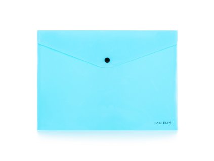 Listová kabelka s cvokom A4 PASTELINI modrá