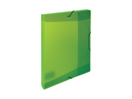 Krabica PP s gumou A5 Opaline zelená