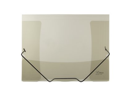 Sloha s gumou priehľadná Lines dymová