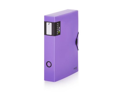 Škatuľa PP s gumou A4 maxi 60 Opaline Frosty fialová