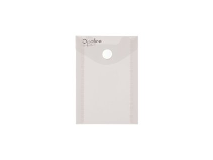 Listová kabelka s cvokom A7 na výšku Opaline číra