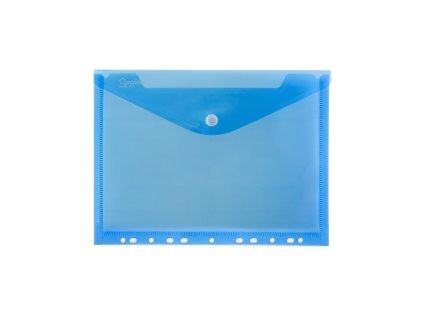 Listová kabelka s cvokom A4 eurozáves Opaline modrá