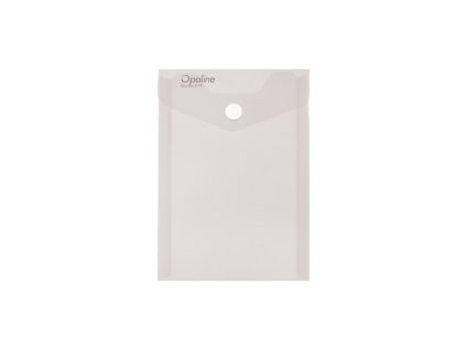 Listová kabelka s cvokom A6 na výšku Opaline číra