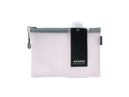 Obálka so zipsom sieťovaná A5 PASTELINI ružová
