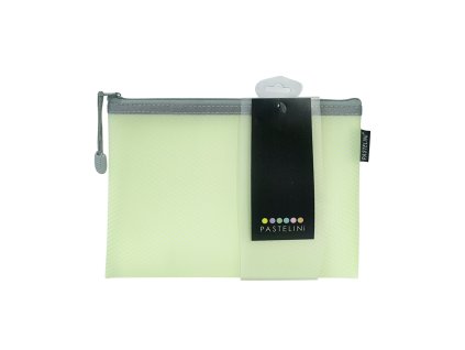 Obálka so zipsom sieťovaná A5 PASTELINI zelená