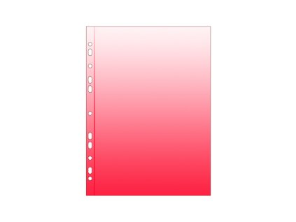 Euroobal A4 PP farebný eurozáves, červený lesk 50mic.