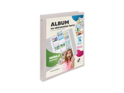 Album na zberateľské karty Opaline číra