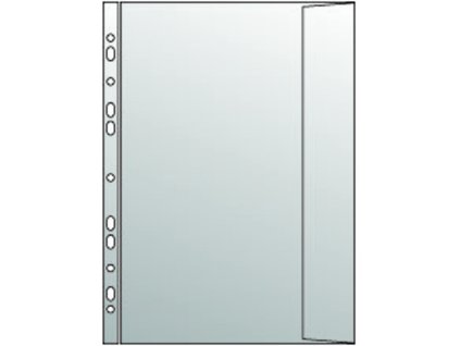 Priehl. obal A4 s chlopňou PP eurozáves, krupička 120 mic.