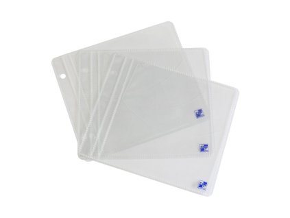 Priehľadný obal na CD PP 1-radový, eurozáves, 120mic.