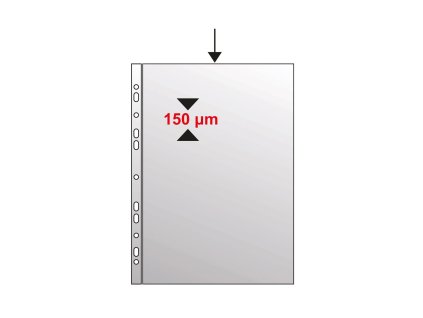 Euroobal A4 PP lesk eurozáves, lesk, 140mic.