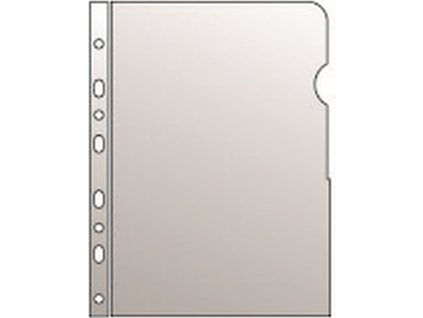 Priehľadný obal A5 - "L/U" PVC eurozáves, číry, 140mic.