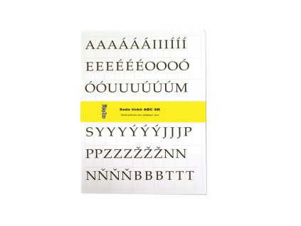 Sada tlače ABC - česky