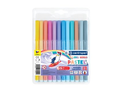 fixy centropen 7550 colour world pastel sada 12 ks