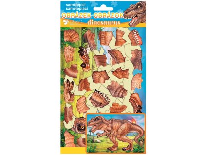 Samolepiaca skladačka T-REX 14 x 25 cm