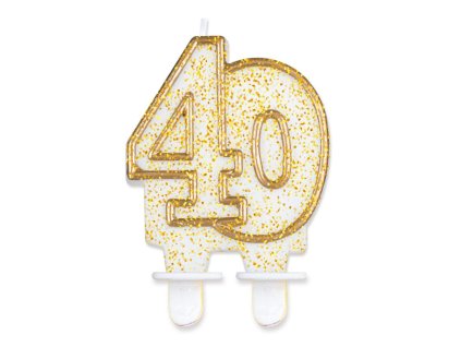 swieczka cyfra 40