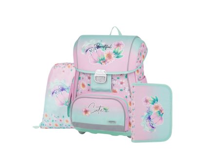 Školská súprava 3ks PREMIUM Flowers