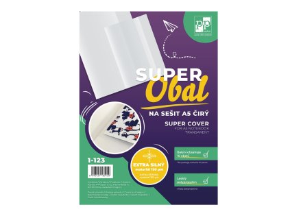 SUPEROBAL na zošit A5 číry bal.10ks 150 mic