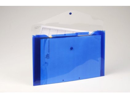 Organizér na dokumenty 3 d. ELECTRA tmavo modrá