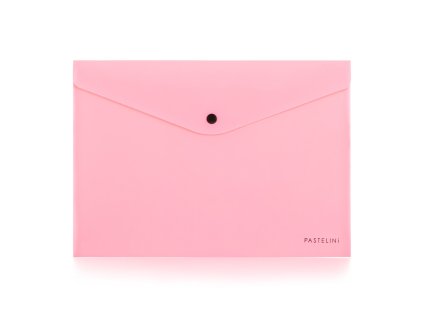 Listová kabelka s cvokom A4 PASTELINI ružová