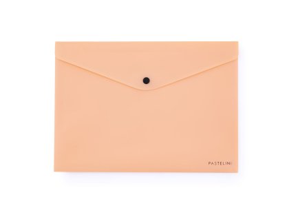 Listová kabelka s cvokom A4 PASTELINI marhuľová