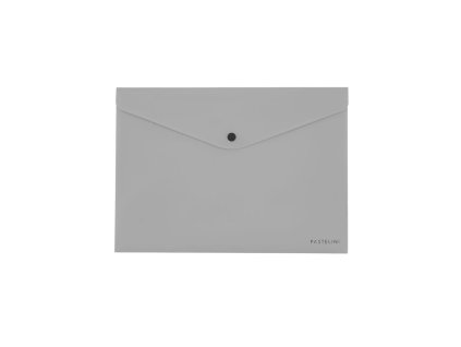 Listová kabelka s cvokom A5 PASTELINI šedá