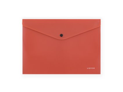 Listová kabelka s cvokom A4 VERDE tehlová