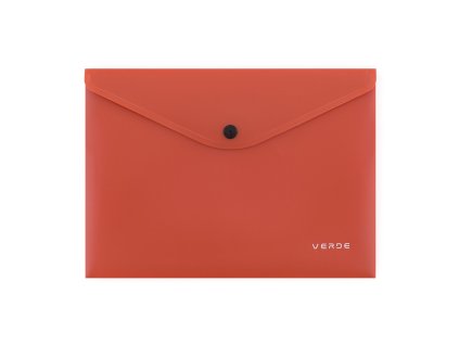 Listová kabelka s cvokom A5 VERDE tehlová