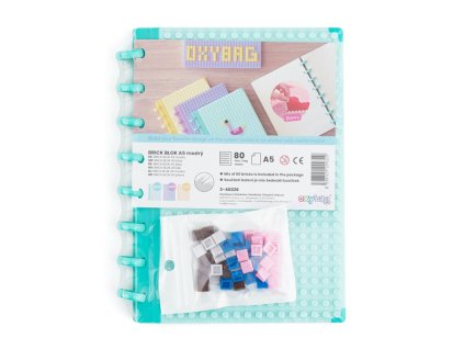 Blok A5 Brick blok modrý
