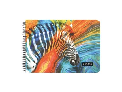 Skicák A4 tw, 40 listov, 190g Zebra