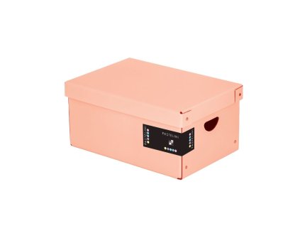 Škatuľa lamino veľká PASTELINI marhuľová