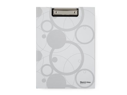 Dvojdoska A4 lamino Black and White biela