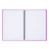 Twin wire blok A4 PP NEO COLORI ružová