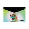 Listová kabelka s cvokom A4 s tlačou crazy animals chameleon