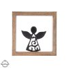 Anjel drevo/kov MANGO rámček