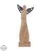 Anjel drevo MANGO kovové krídla - 34,5 cm