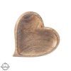 Tácka drevo MANGO srdce - 20x20 cm