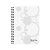 Twin wire blok A4 PP Black and White biela
