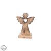 Anjel drevo MANGO srdce výška - 11,5 cm