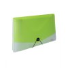 Organizér na dokumenty s gumou A4 Opaline číra-zelená 13kapes