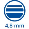 šířka stopy 4,8 mm