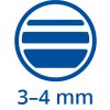 šířka stopy 3-4mm