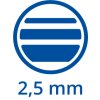 šířka stopy 2,5mm