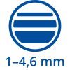 šířka stopy 1-4,6mm