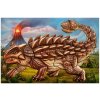 Samolepiaca skladačka ANKYLOSAURUS 14 x 25 cm