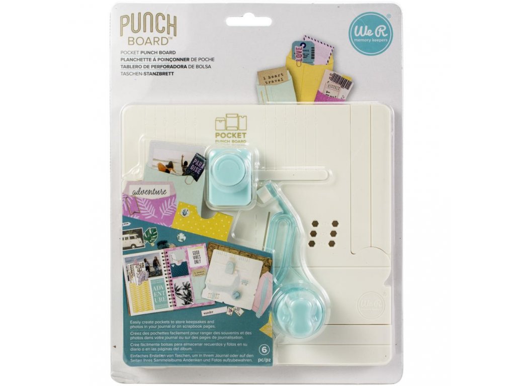 We R - POCKET PUNCH BOARD - podložka na tvorbu papírových sáčků - návod